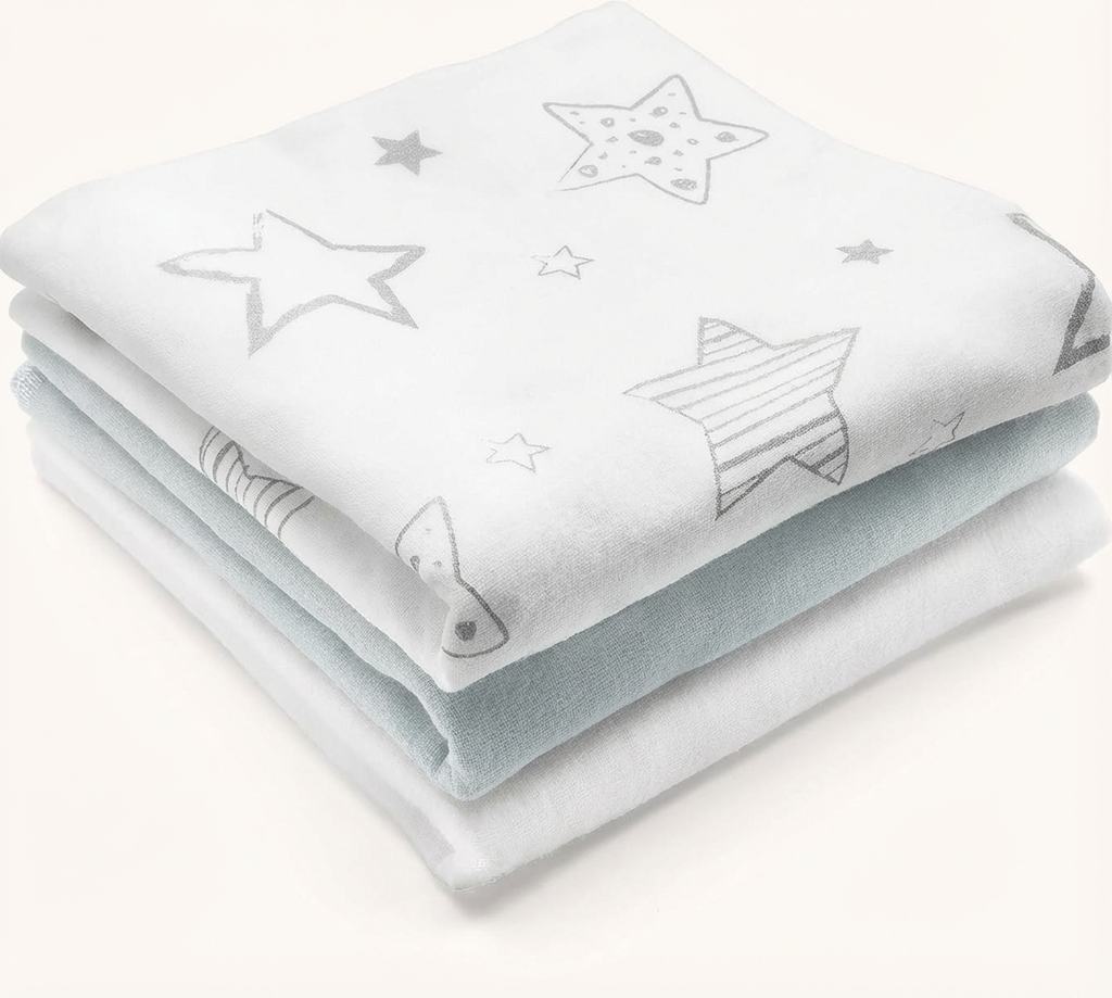 Flannel Diapers – Set of 3